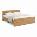 Doppelbett Bettgestell Eiche Holzwerkstoff rechteckig 180 x 200 cm